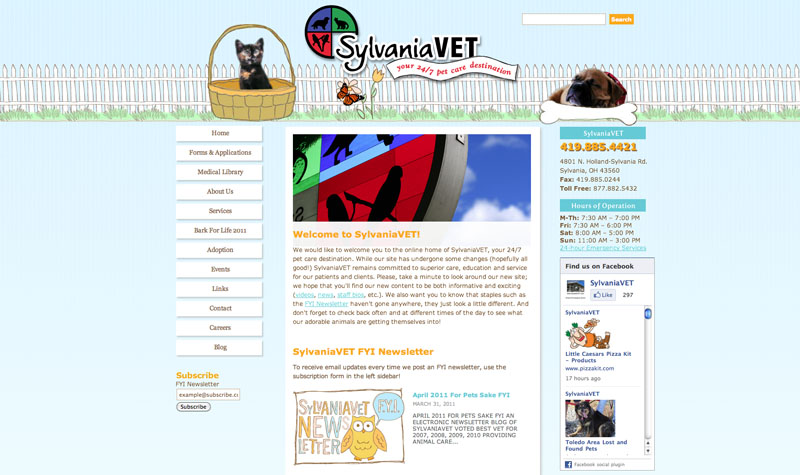 SylvaniaVet Site