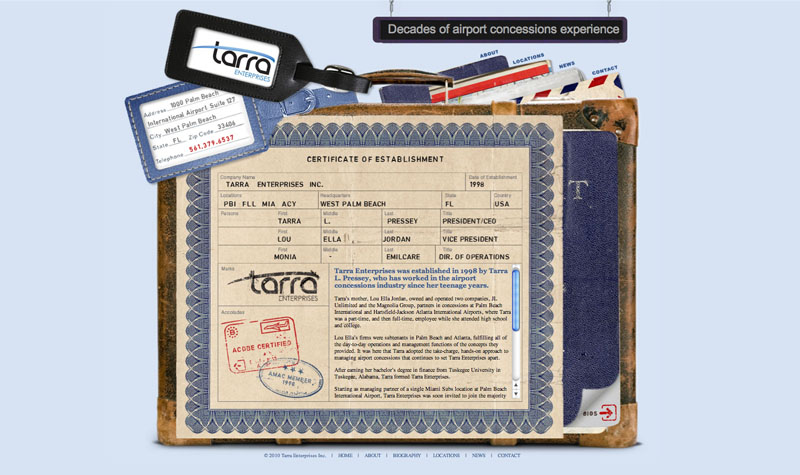 Tarra Enterprises Site