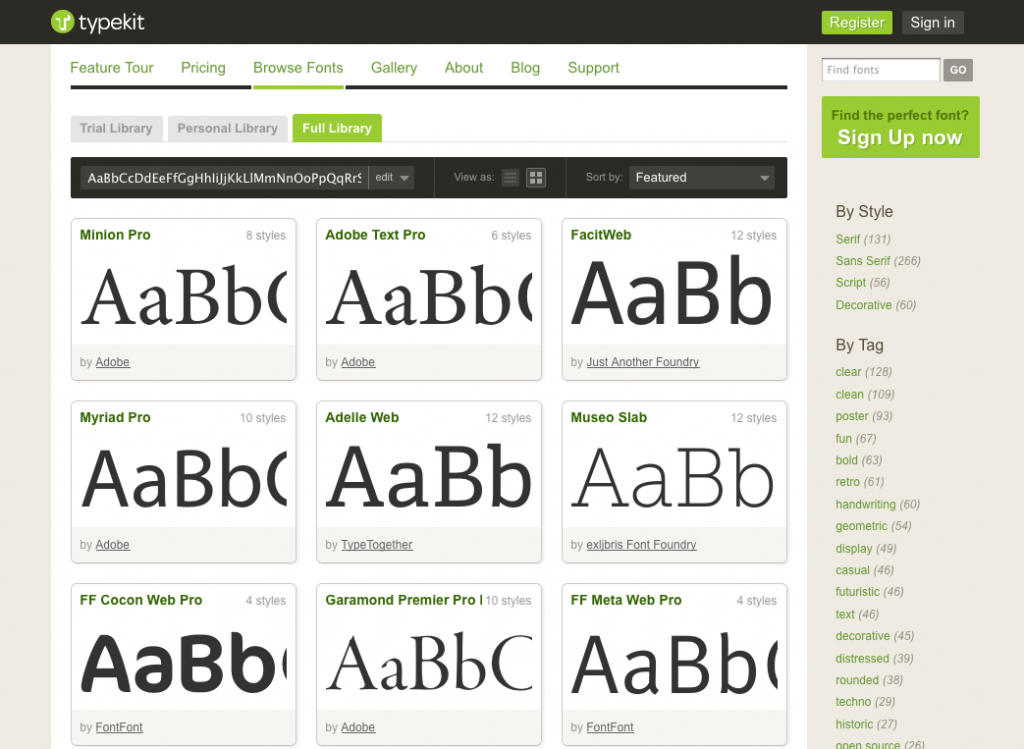 Typekit Typekit